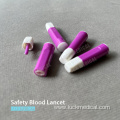 Button Activated Blood Lancet Safety Pen Type